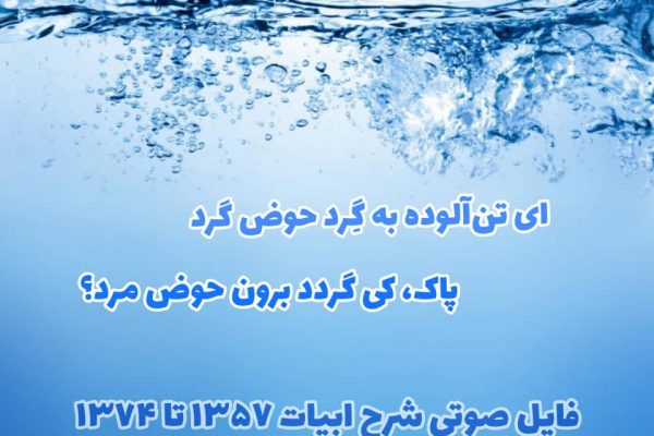 ابیات ۱۳۵۷ تا ۱۳۷۴ دفتر دوم